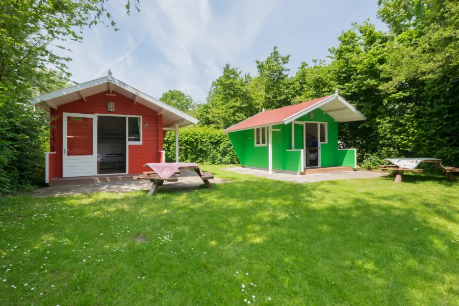 Camping t Weergors Cottage Trekkershut4